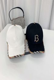 Striped mens designer baseball caps hats leather patchwork ball cap snapbacks women fashion outdoor casual sport hiphop dad hat7689964