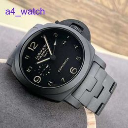 Wrist Watch Timepiece Panerai LUMINOR Series Automatic Mechanical Mens Watch 44mm Small Dial Date Display Dual Time Zone PAM00438