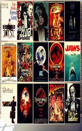 2021 Classic Movie Posters Film Plaque Vintage Metal Tin Signs Cafe Bar Cinema Decor ET JAWS Jurassic Park Retro Painting Wall S4456771