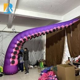 Customized Art Sculpture Roof Giant Inflatable Octopus Legs for Parade Display