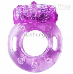 10pcs Silicone vibrating ring cock ring sex toy sex vibrator Male lasting use penis ring5758253