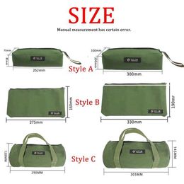 Tool Bag Canvas Pouch Toolbag Storage Organiser Instrument Bags Portable Electrical Tool Tote Bag Multifunction Durable Tool Bag Wheeled