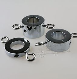 Metal Ball Stretchers Scrotum Pendant Testis Weight Restraint Lock Ring Medium Size4460353