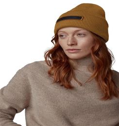 Men039s designer women039s hats fashion casual letter I compass big goose hat Cap cashmere winter knitted hats 7 colors3347360