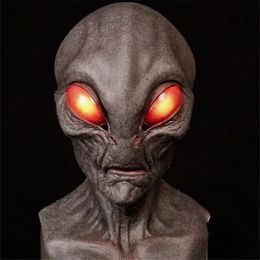 Halloween Alien Mask Scary Horrible Horror Supersoft mask Creepy Party Decoration Funny Cosplay Prop Masks 240430