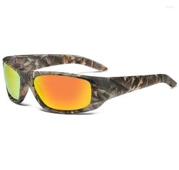 Sunglasses Camouflage Polarized Fishing Glasses Men Women Cycling Hiking Driving Outdoor Sport Eyewear Camo Riding Windproof9564209