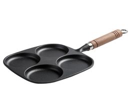 Pans Deepens The Egg Mould Cast Iron Dumpling Pan Domestic Burger Machine Uncoated Nonstick With Porosity Flat Design9447760