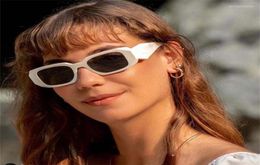 Sunglasses Elegant White Square Women 2022 Trend Shades Small Frame Unique Sun Glasses Retro Brand Desinger5270478