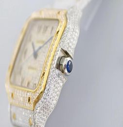 40mm Top quality Newest men watch bracelet Roman Arab hour maker Diamonds Dial ETA 2824 Automatic Mens wristwatch stainless Steel 7290569
