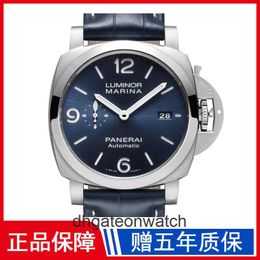 Peneraa High end Designer watches for Series Automatic Mechanical Watch Mens Blue Plate Precision Steel Fashion PAM01313 original 1:1 with real logo and box