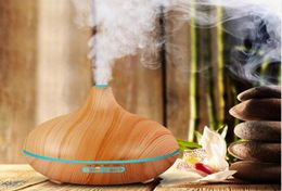 Air Humidifier Essential Oil Diffuser Aroma Lamp Aromatherapy Electric Aroma Diffuser Mist Maker for HomeWood8271622