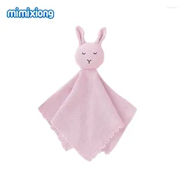 Blankets Infant Baby Security Comfortable Cotton Knit Born Boys Girls Soothing Appease Towels Solid Toddler Doll Teething Bib