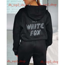 white foxx shirt White Designer Tracksuit Piece Set Women Mens Clothing Set Sporty Long Sleeved Pullover Hooded Tracksuits Spring 3283 white foxs Hoodie