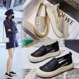 Casual Shoes Summer 2024 Platform Fisherman Breathable Single Women's Shallow