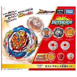 Original Tomy Beyblade Burst BU B201 Zest Achilles Customise Set B120 240411