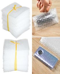 Storage Bags 50 Pcs Plastic Protective Wrap Envelope White Bubble Foam Packing PE Clear Bag Shockproof Double Film Cushioning7901870