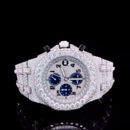 Selling Iced Out Lab Grown Watch Colourless Diamond Watch For Men Best Quality Wholesale Price