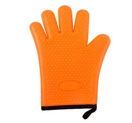 Food Grade Heat Resistant Silicone Gloves Insulation Kitchen Barbecue Oven Glove Cooking BBQ Grill Glove Oven Mitts Baking Gloves 7303828