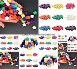 Other Event Party Supplies Adts Kids Games Children Educational Toy Drink Game Mylarbagshop Blank Dice Diy Making Teaching Tools T7895426