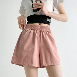 Women's Shorts Summer Women Cotton Sports S Of Clothings Short Out Wear Thin Loose Casual Wide Leg Pants