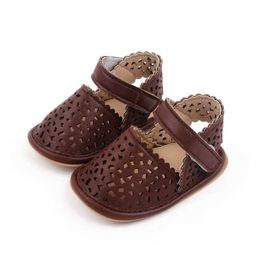 Sandals Baby Girl Mesh Breathane Hollow Summer Sandals Outdoor Walking ShoesL240429