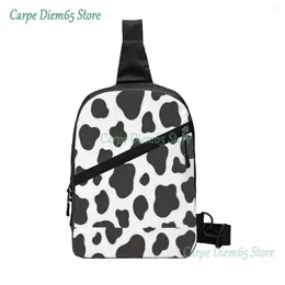 Backpack Sling Bag Cow Skin Chest Package Crossbody For Cycling Travel Hiking