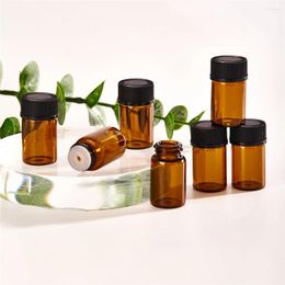 Storage Bottles 100 Pieces Essential Oil Roller Glass Container Pipette Sample Bottle Makeup Supplies For Cosmetics