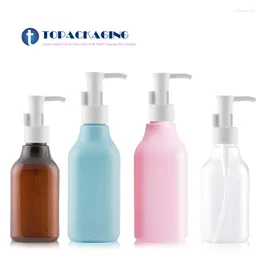 Storage Bottles 150/250ml Empty Plastic Cosmetic Containers With Bayonet Pump Capacity Square Lotion Cream Bottle For Skin Care Facial