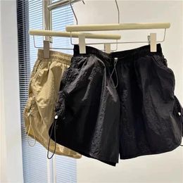 Women's Shorts 2024 Summer European And American Style Work Quick Drying Loose A-line Sports Casual