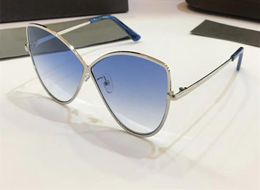 Luxury 0569 Sunglasses For Women Brand Designer Fashion Popular Retro Style UV Protection Lens Cat Eye Frame Top Quality Come5811544