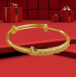 139BA Wedding Jewellery Peacock Bangles and Bracelets for Bridal Women 24k Gold Plated6163737