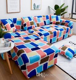 Sofa Cover Set Geometric Couch Cover Elastic Sofa for Living Room Pets Corner Shaped Chaise Longue8366607