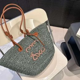 Womens Totes Luxury Handbag Designer Bags Fashion Basket Tote Bag Loe Woven Cross Body Open Beach Ladies Summer Backpacks JDM1