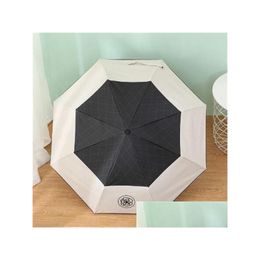 Umbrellas Uv Shade Umbrella Camellia Womens Matic For Rain And Sun Fashion Sunshade Brand Luxury Designer Parasol Gc2027 Drop Delivery Dh5Ho