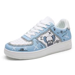 Cartoon Design Board Sneakers Anti Slip Casual Walking Shoes for Youth Men