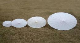 wedding parasols White paper umbrella Chinese mini craft umbrella 5 Diameter2030406084cm wedding Favour decoration6516600