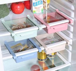 Storage Bottles Jars Kitchen Fridge Organiser Adjustable Refrigerator Rack zer Shelf Holder Pullout Drawer37459188983251