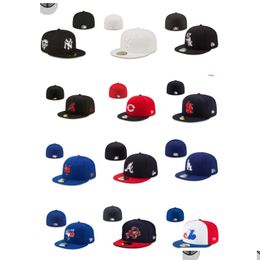 Outdoor Hats Snapbacks Est Fitted Hat Adjustable Baskball Caps All Team Logo Man Woman Sports Embroidery Cotton Flat Closed Beanies Dr Dhesj