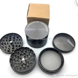 High quality 63mm CNC metal chromium crusher grinder tobacco grinder herb smoking dry herb grinder herbal grinders1432840