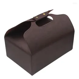 Storage Bags Large Leather Gift Box Case Birthday Luxury Tray Jewellery Pouch Party