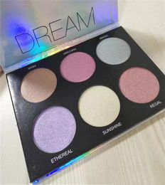 New Eyeshadow Palette 6 Colours Makeup Dream Highlighter Eyes SHADOWS Natural Waterproof DHL Ship6775488