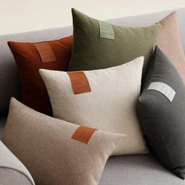 Pillow Geometric Black S Ins Living Room Sofa Kawaii Lazy Nordic Cute Aesthetic Luxury Almofadas Decoration Home