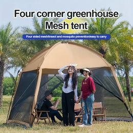 Breathable Mesh Canopy - UV Protection Sunshade - Versatile Use for Picnic, Beach, and Outdoor Gatherings
