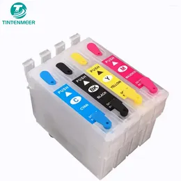 Ink Refill Kits TINTENMEER Refillable Empty Cartridge With Auto Reset Chip T0731 73N T073 For Printer TX210 TX300F TX121 TX400 TX409