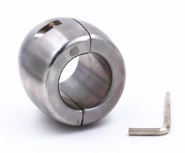 Metal Scrotum Pendant Ball Stretchers Testis Weight penis Restraint cock Lock Ring 3 Size for choice6805849