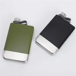 Hip Flasks Small Flagon Fashionable Safe MaBlack Red Rustproof Portable Flask Convenient Durable Army Green Blue