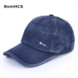 Ball Caps BomHCS Washed Baseball Cap Man Sun Visor Copper Cotton Hats