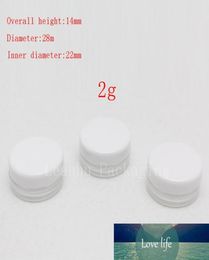 2g Small Empty Cosmetic Tin Cans Sample Plastic Cream Jars Cosmetic Packaging Containers Makeup Display Tin Mini Bottle5622434