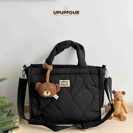 Diaper Bags Large Capacity Mommy Bag Tote Maternity Baby Stroller Hanging Nappy Multifunctional Storage Handbag Items d240430