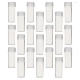 Storage Bottles 120 Pcs Bottled Plastic Sample Containers Snap Caps Glass Liquid Dispensing S Pack Clear Case